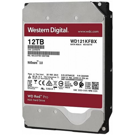 HDD WD Red Pro NAS (WD121KFBX) 12TB 7200RPM 3.5