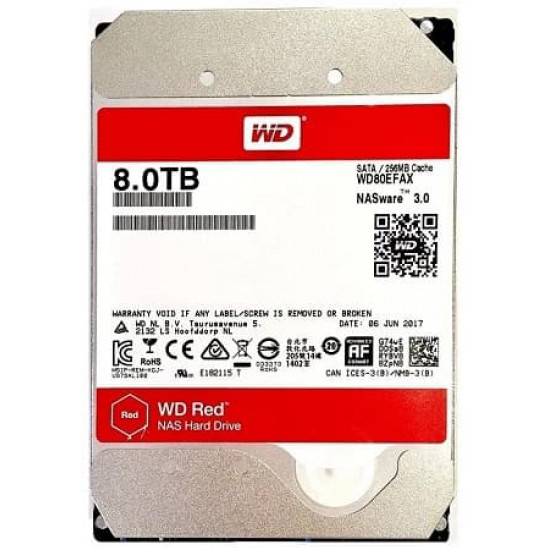 HDD WD Red Plus 8TB 5400RPM (WD80EFAX)