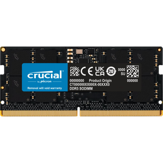 Operativ yaddaş Crucial Ram 16GB DDR5 4800MHz DIMM
