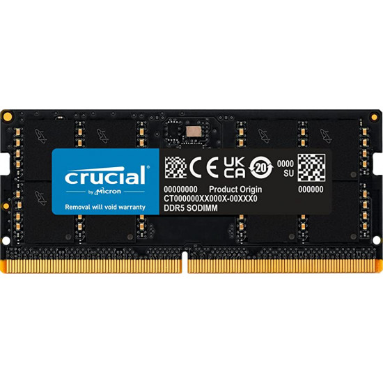 Operativ yaddaş Crucial Ram 32GB DDR5 4800MHz SODIMM
